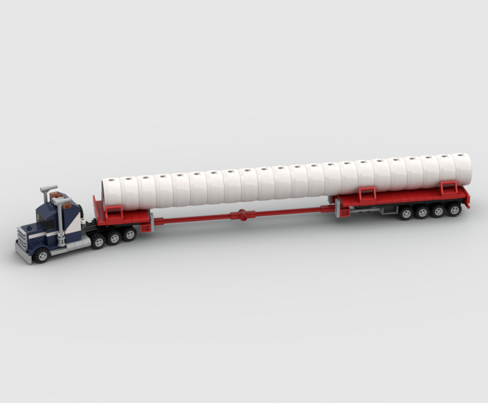 Lego Mini Semi-Trailer - Heavy Load