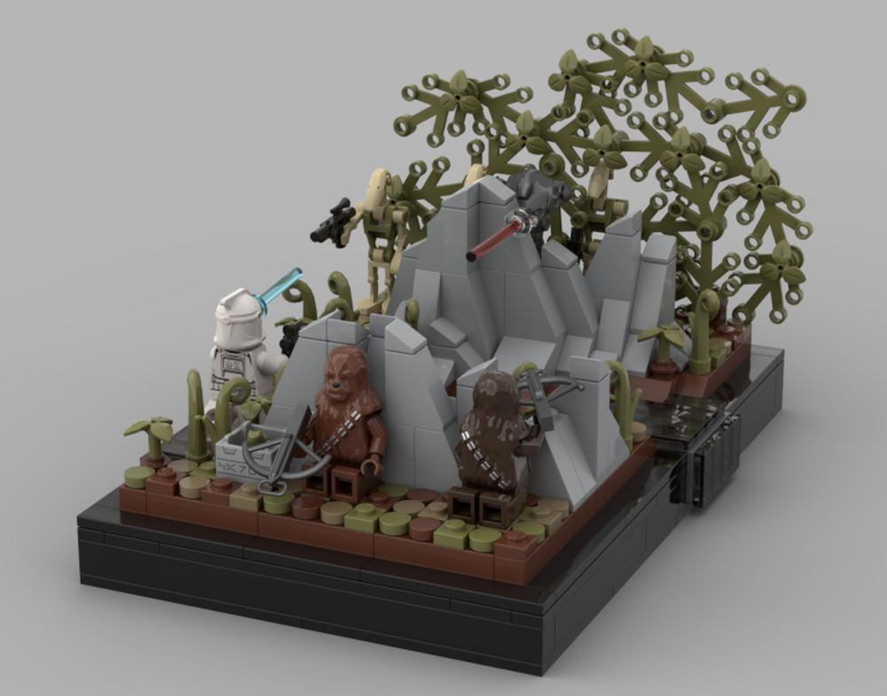 Lego Kashyyyk battle (updated version)