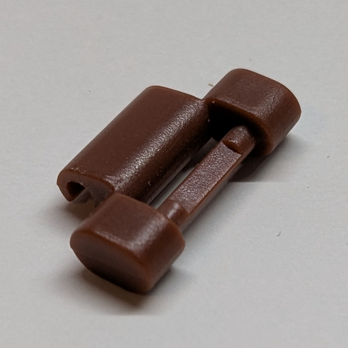 Lego Watch, Link, Rounded / Reddish Brown