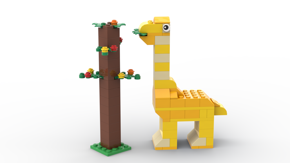 Lego 11016 Yellow dinosaur and tree