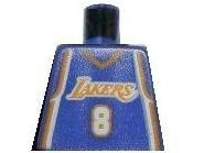 Lego Torso NBA Los Angeles Lakers #8 (Road Jersey) Pattern / Violet