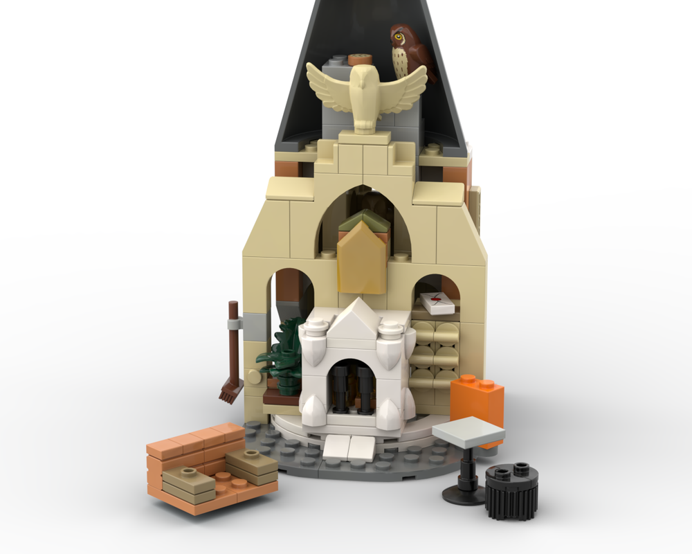 Lego HP - Filch's tower with fireplace