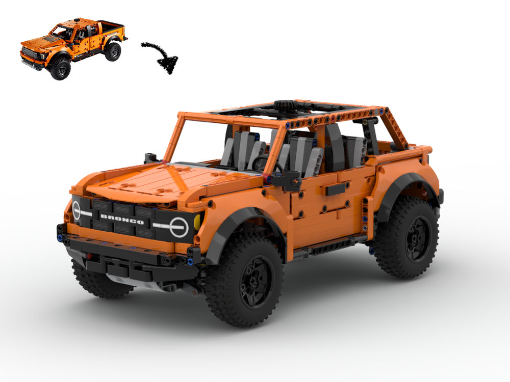Lego 42126 C model - Ford Bronco