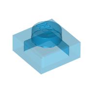 Lego Plate 1 x 1 / Trans-Dark Blue