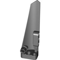 Lego Technic Panel Fairing #6 Long Smooth, Side B / Black