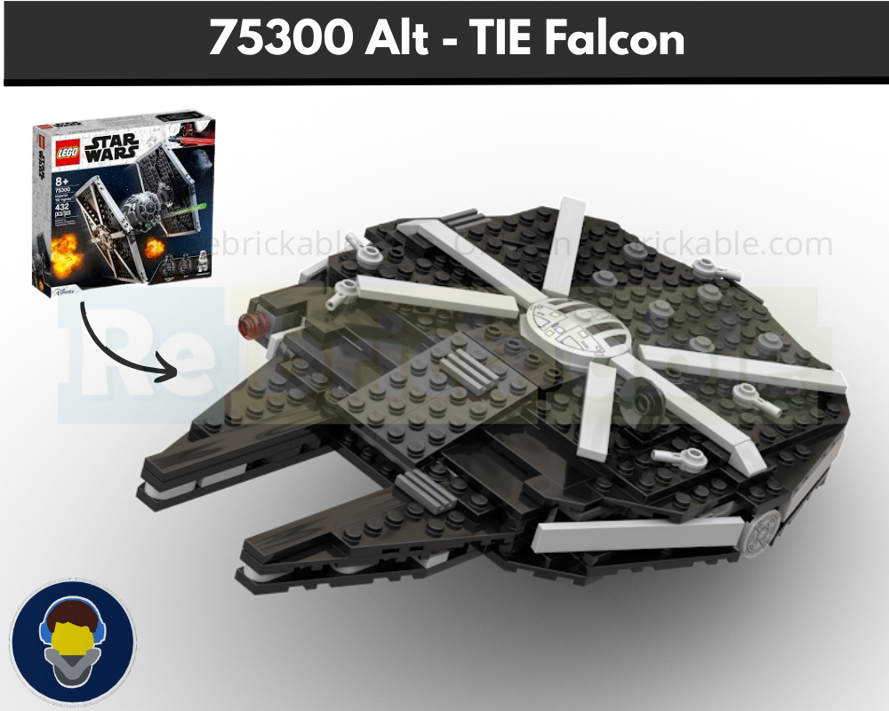 Lego TIE Falcon - 75300 TIE Fighter Alt