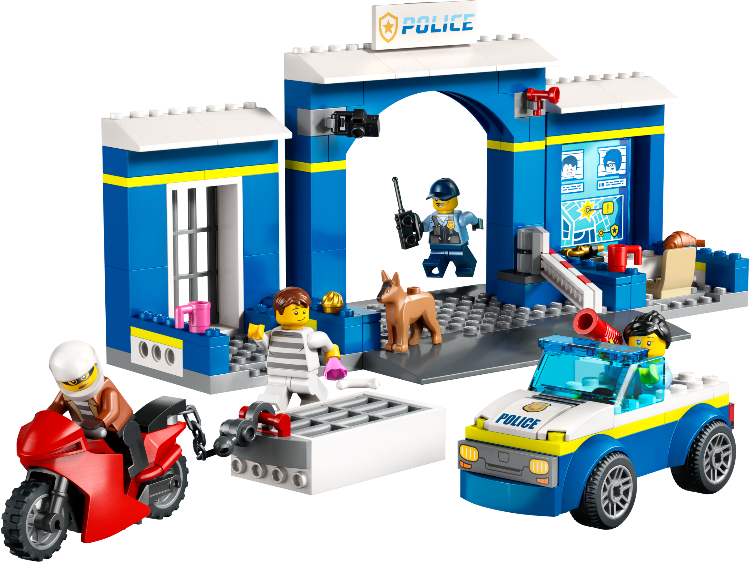 Lego Police Station Chase