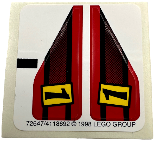 Lego Sticker Sheet for Set 8209-1