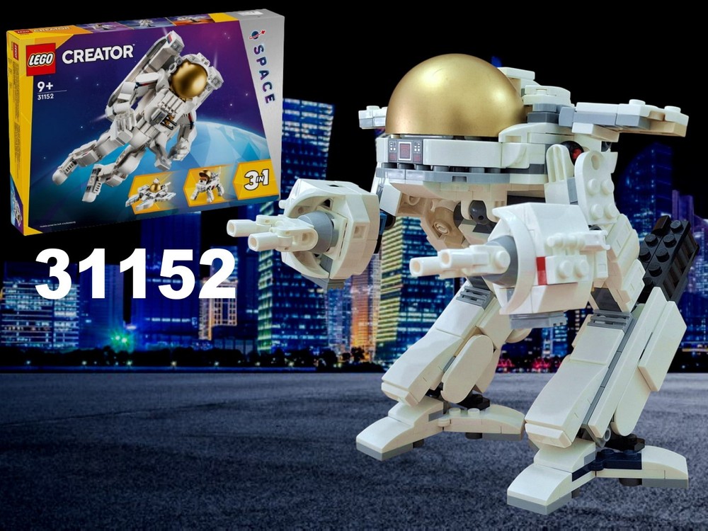 Lego ED-209 Mech (Robocop 1 movie) , alternative built of set 31152