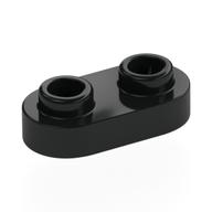 Lego Plate Special 1 x 2 Rounded with 2 Open Studs / Metallic Silver
