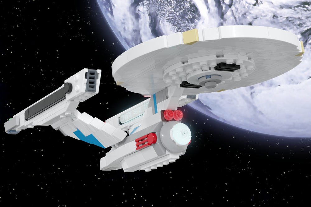 Lego Constitution II class (Ent-D Scale)