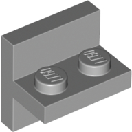 Lego Bracket 2 x 2 with 1 x 2 Vertical Studs / Light Bluish Gray