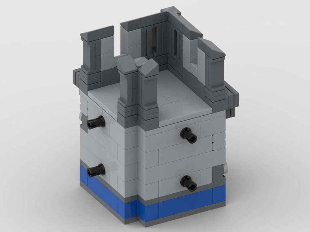 Lego Stone Wall corner connecting part 90 Degrees