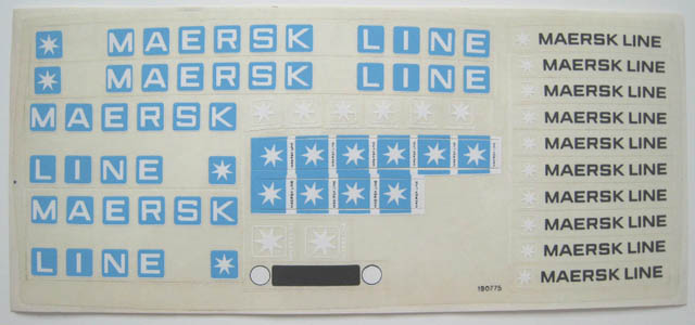 Lego Sticker Sheet for Set 1651-2