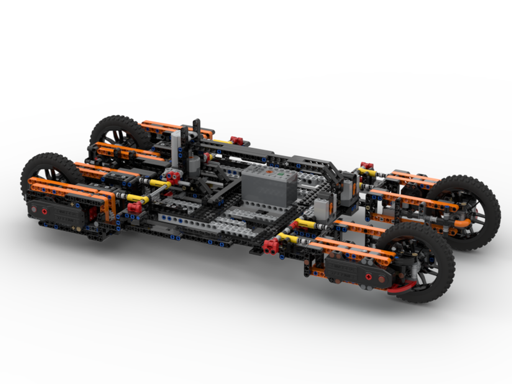 Lego large race car chassis