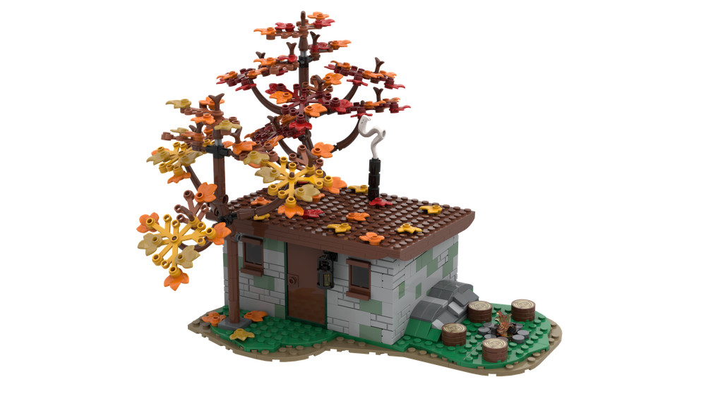 Lego Garage / small house for A-frame cabin