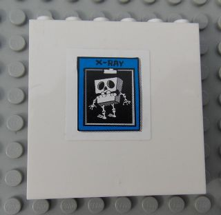 Lego Panel 1 x 6 x 5 with SpongeBob X-Ray Pattern (Sticker) - Set 3832