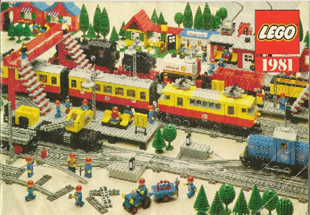 Lego 1981 Medium Train Dutch (EU IV 110106/110206 NL)