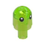 Lego Light Cover with Internal Bar / Bionicle Barraki Eye with Black Eyes Print (Z-Blob)