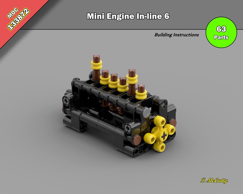 Lego Mini Engine Inline 6