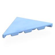 Lego Tile 45° Cut 4 x 4 (Triangle) / Bright Light Blue