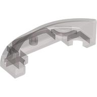 Lego Windscreen 2 x 4 Half Dome / Trans-Brown