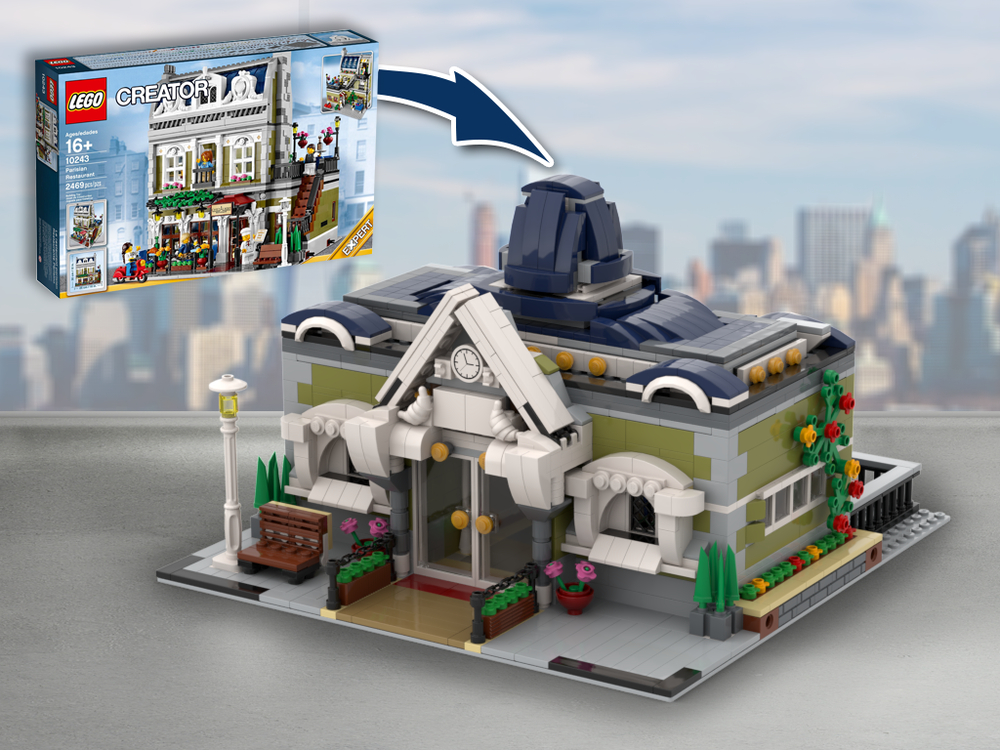 Lego 10243 Modular City Hall Alternative Build