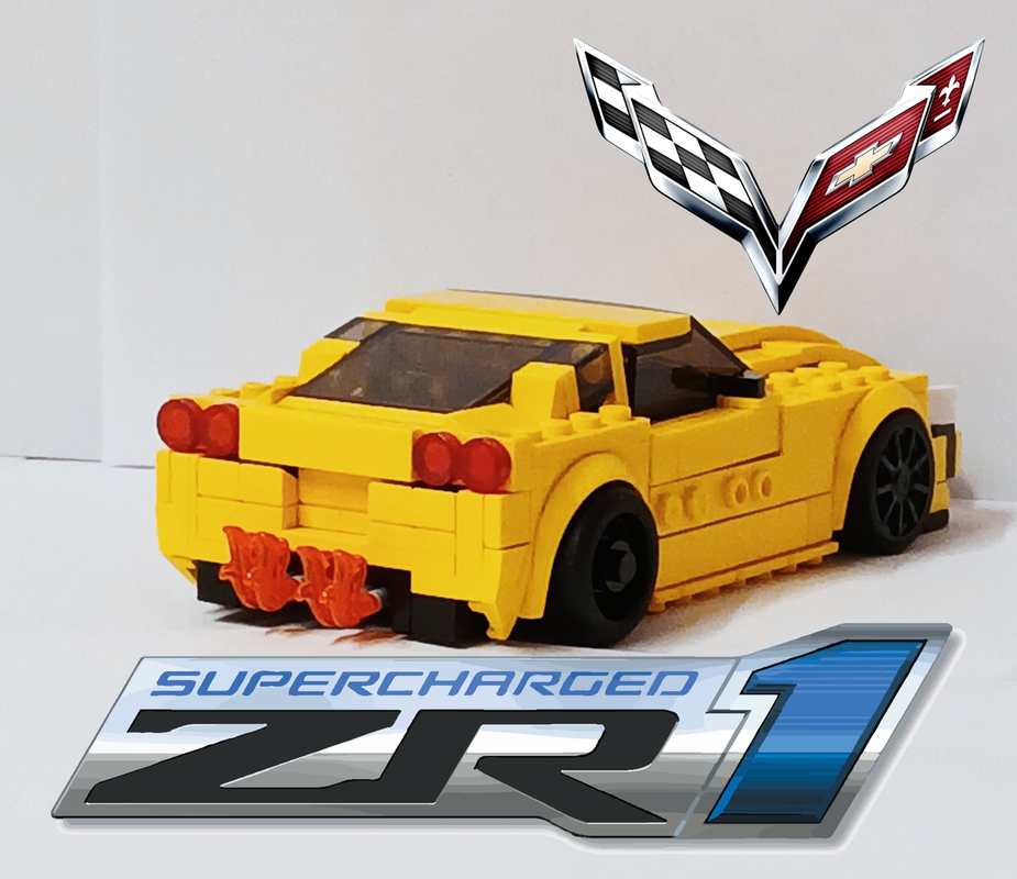 Lego Drag C6 Corvette ZR1