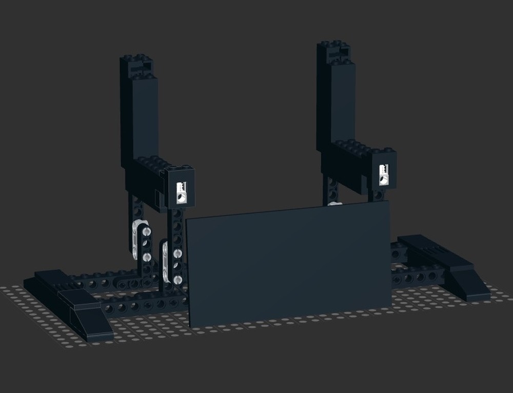 Lego Helicarrier 76042 display stand for Billy Bookcase