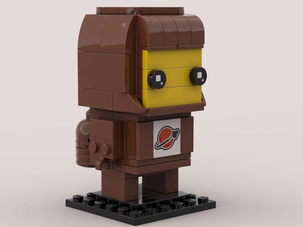Lego Spaceman (Reddish Brown Edition)