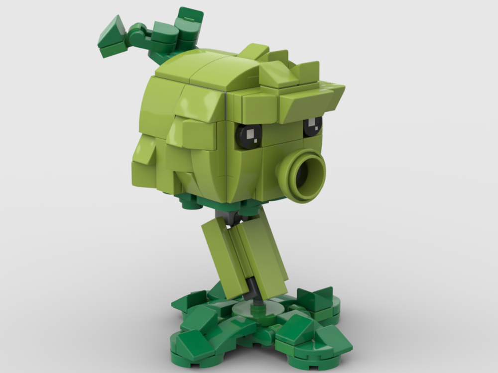 Lego PVZ 2 Primal peashooter
