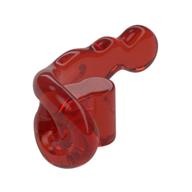 Lego Wave / Power Blast Rounded Energy with Bar Handle / Trans-Red