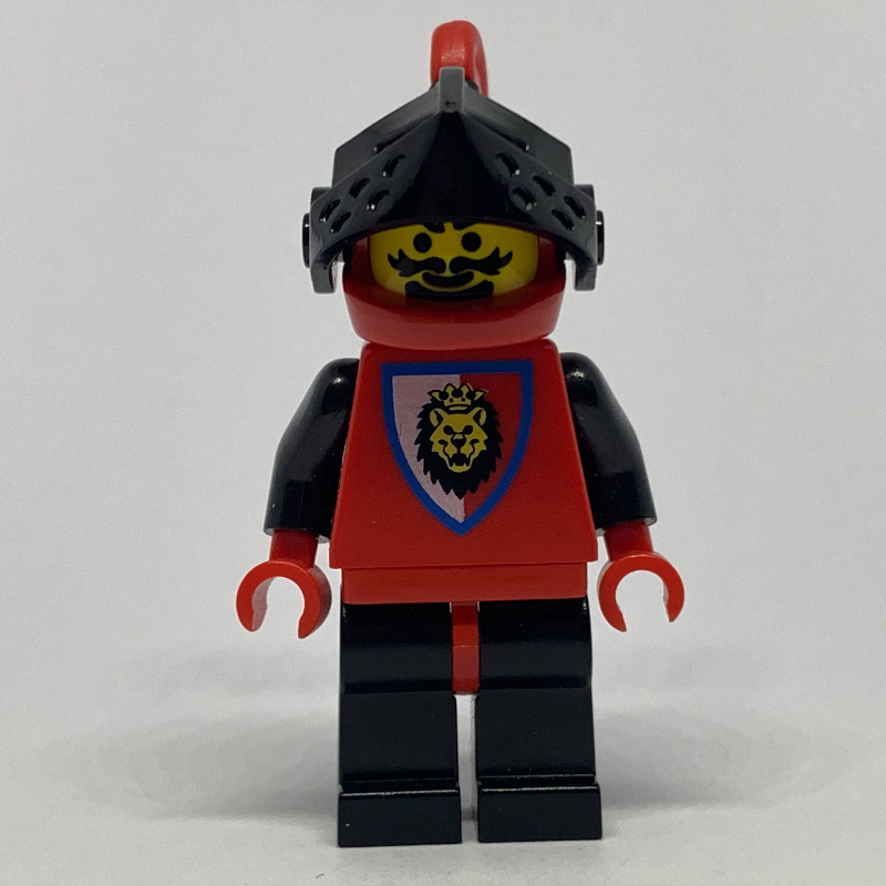 Lego Knight (Royal Knights) - Black Legs, Red Helmet, Red Plume