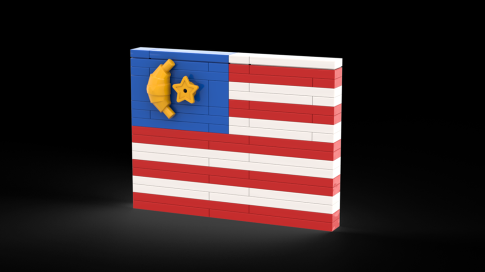 Lego Flag of Malaysia