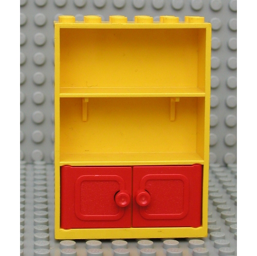 Lego Fabuland, Cupboard 2 x 6 x 7 with Red Doors
