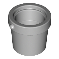 Lego Bucket 1 x 1 x 1 / Light Bluish Gray