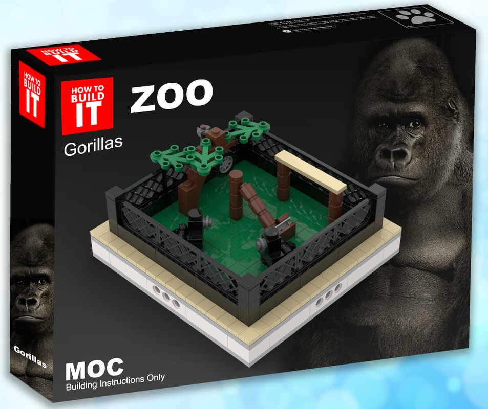 Lego Gorillas | mini modular ZOO