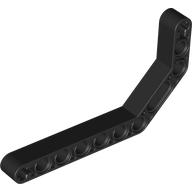 Lego Technic Beam 1 x 11.5 Double Bent Thick / Black
