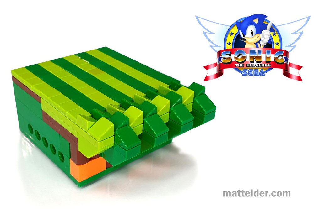 Lego Sonic the Hedgehog:8x8 Platform: Green Hill Zone Modular