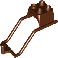 Lego Duplo Horse Harness / Reddish Brown