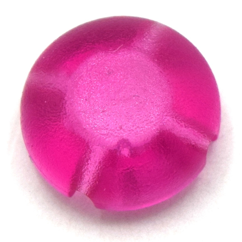 Lego Clikits Icon, Round 2 x 2 Small with Hole [Frosted] / Trans-Dark Pink