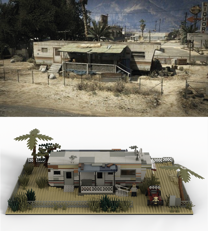 Lego Trevors Trailer from GTA 5