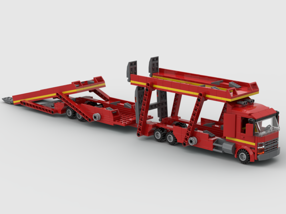 Lego Car transporter with trailer