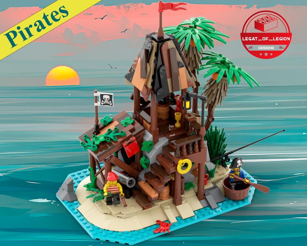 Lego 6260 Shipwreck Island Remake