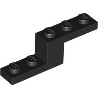 Lego Bracket 5 x 1 x 1 1/3 / Black