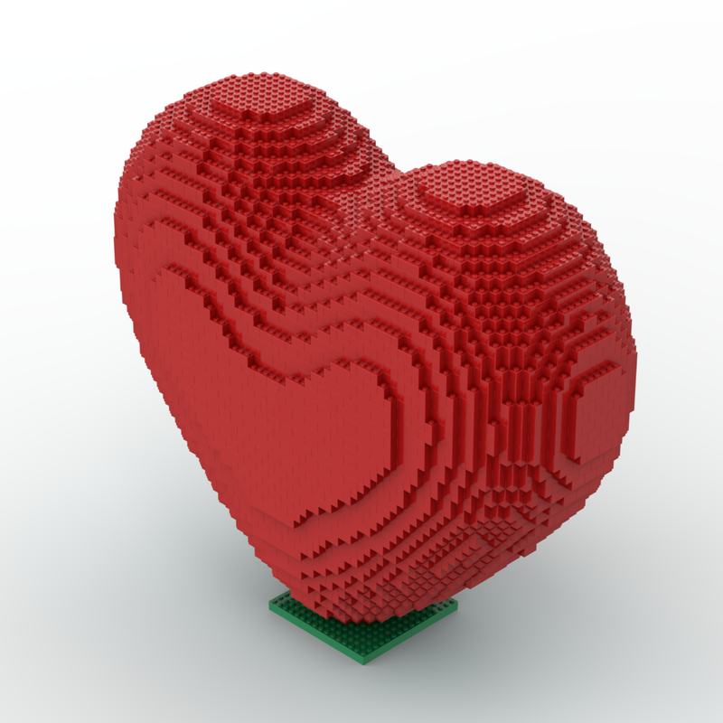 Lego Large Valentine Heart