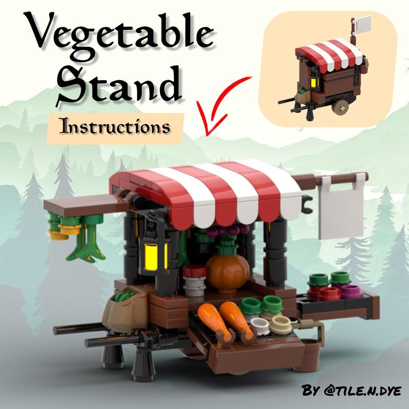 Lego Medieval Vegetable Stand