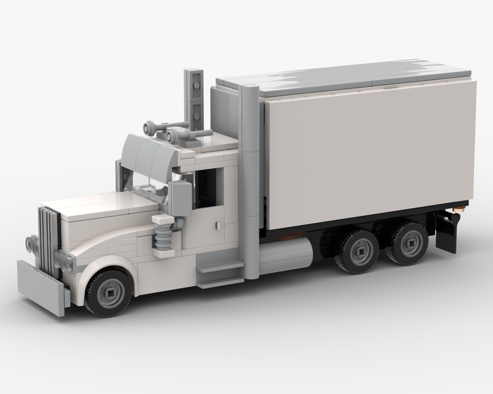 Lego Peterbilt Tandem Axle Straight Box Truck