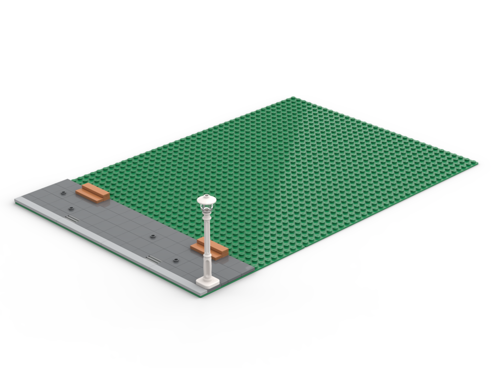 Lego 32x48 Base for Modular Botanical Garden