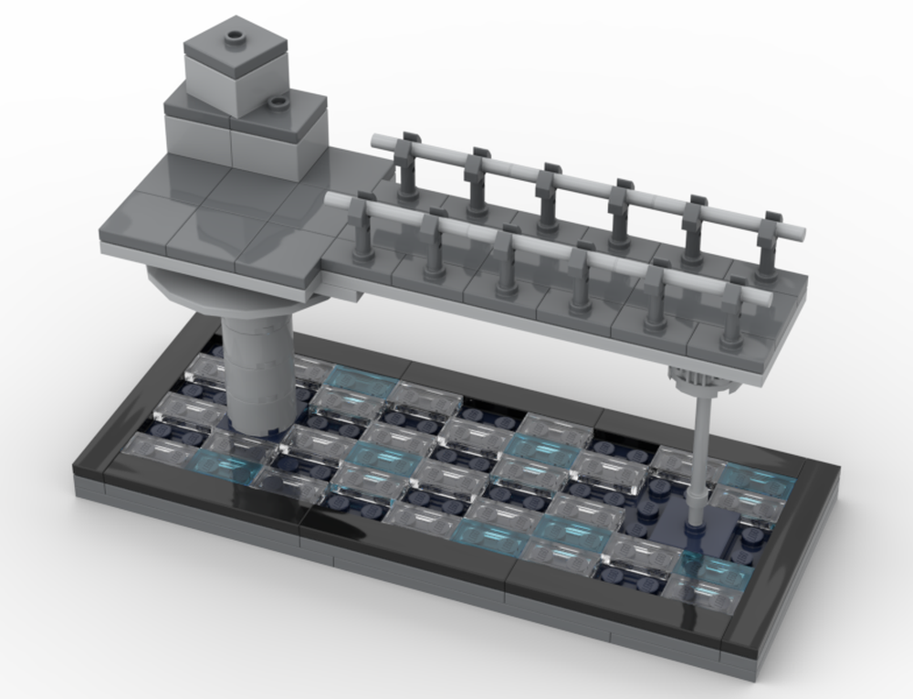 Lego Mini Kamino display